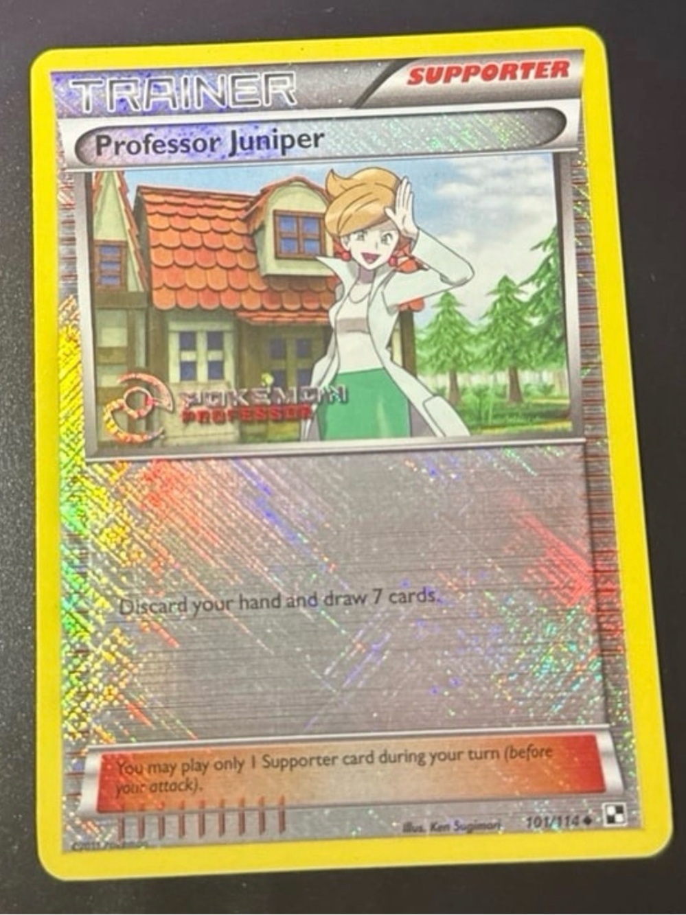 Professor Juniper 101/104 Professor program Promo 2011 released Reverse HoloFoil